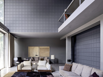 LIVIO WPN 806 - Check 3D effect wallpaper by Spaghetti Wall - view 2
